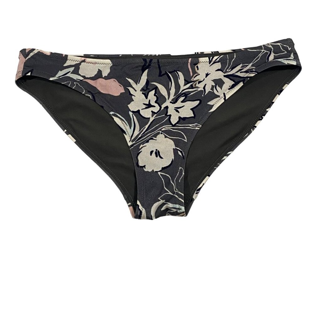 Athleta Aqualuxe High‎ Waist Floral Bikini Bottoms Size S